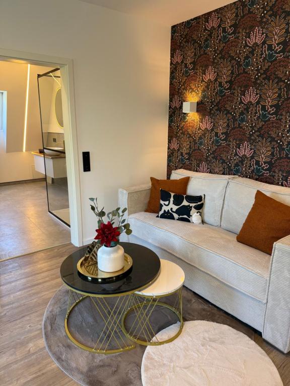 Schlafzimmer der privaten Ferienwohnung im Raum Minden