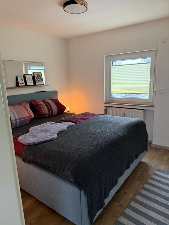 Schlafzimmer der Ferienwohnung Pro Home in Hiddenhausen